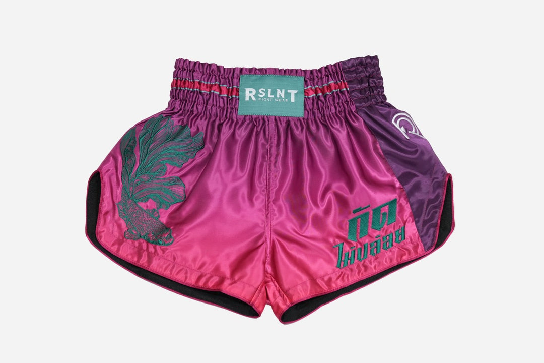 "Betta Fish" Muay Thai Shorts (Fuchsia)