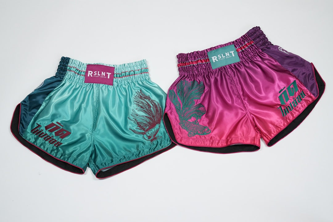 "Betta Fish" Muay Thai Shorts (Teal)