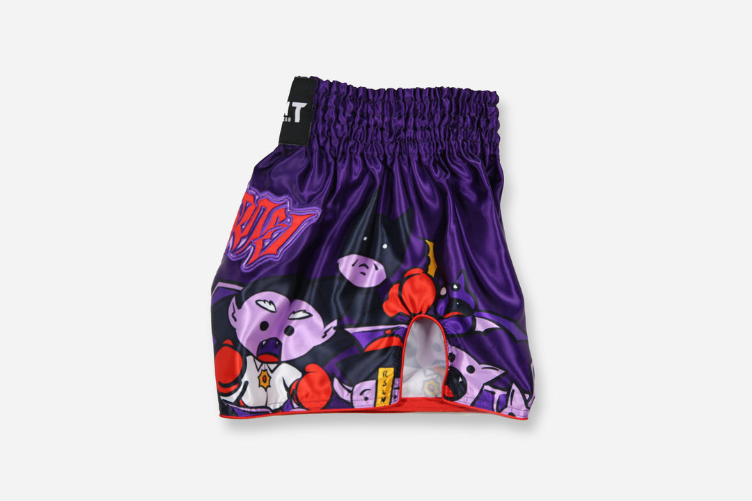 "Monsters 3.0 - 8 Count Dracula" Muay Thai Shorts