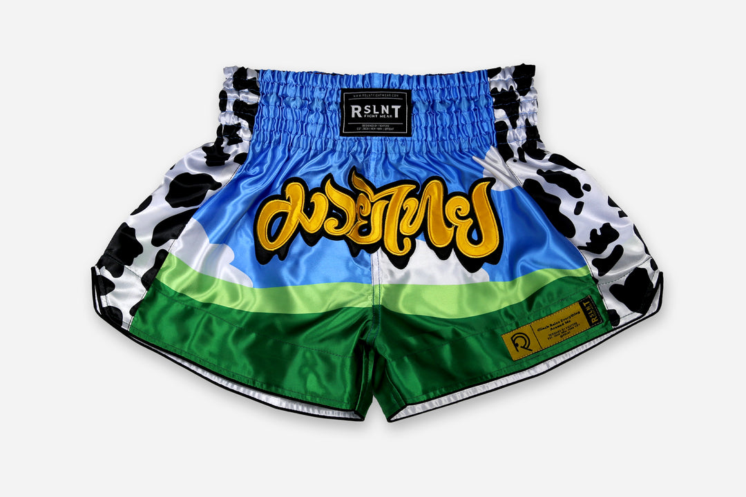 Ice C.R.E.A.M. Muay Thai Shorts – RSLNT Fight Wear