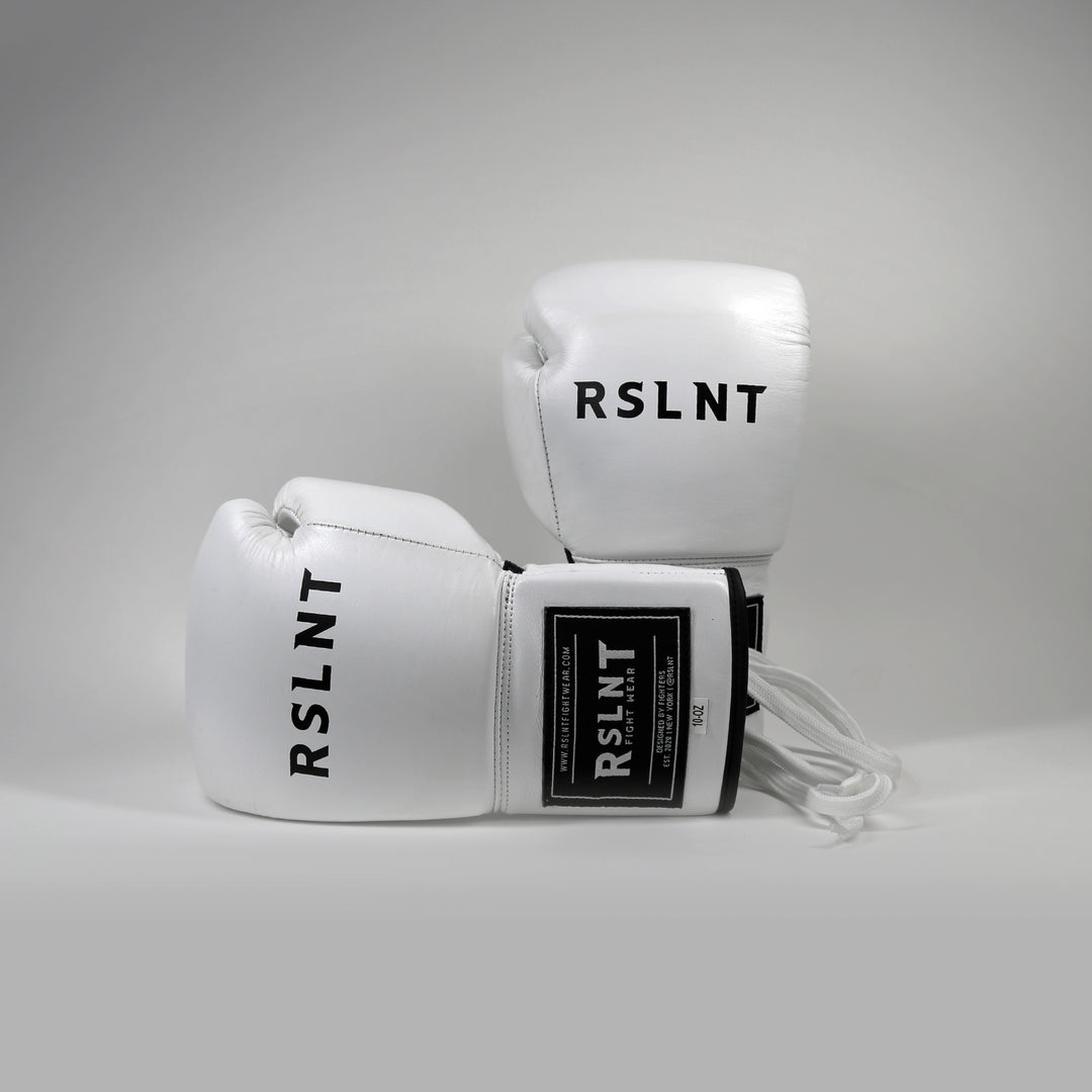 "RSLNT" Premium Lace Up Leather Gloves
