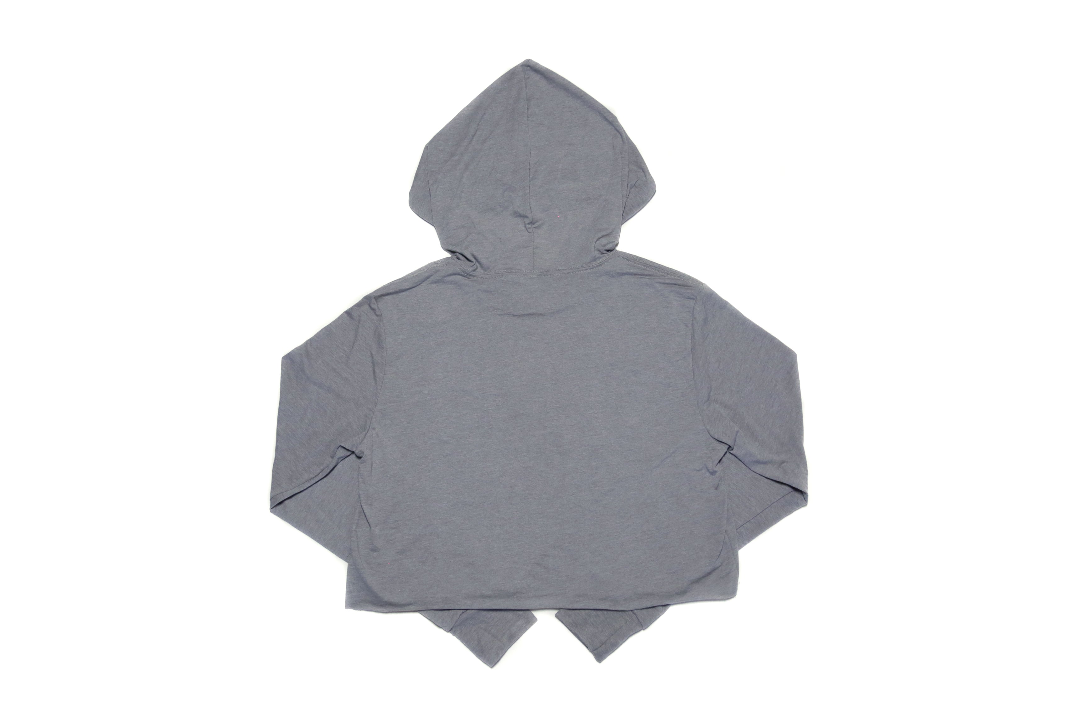 Grey reflective hoodie online
