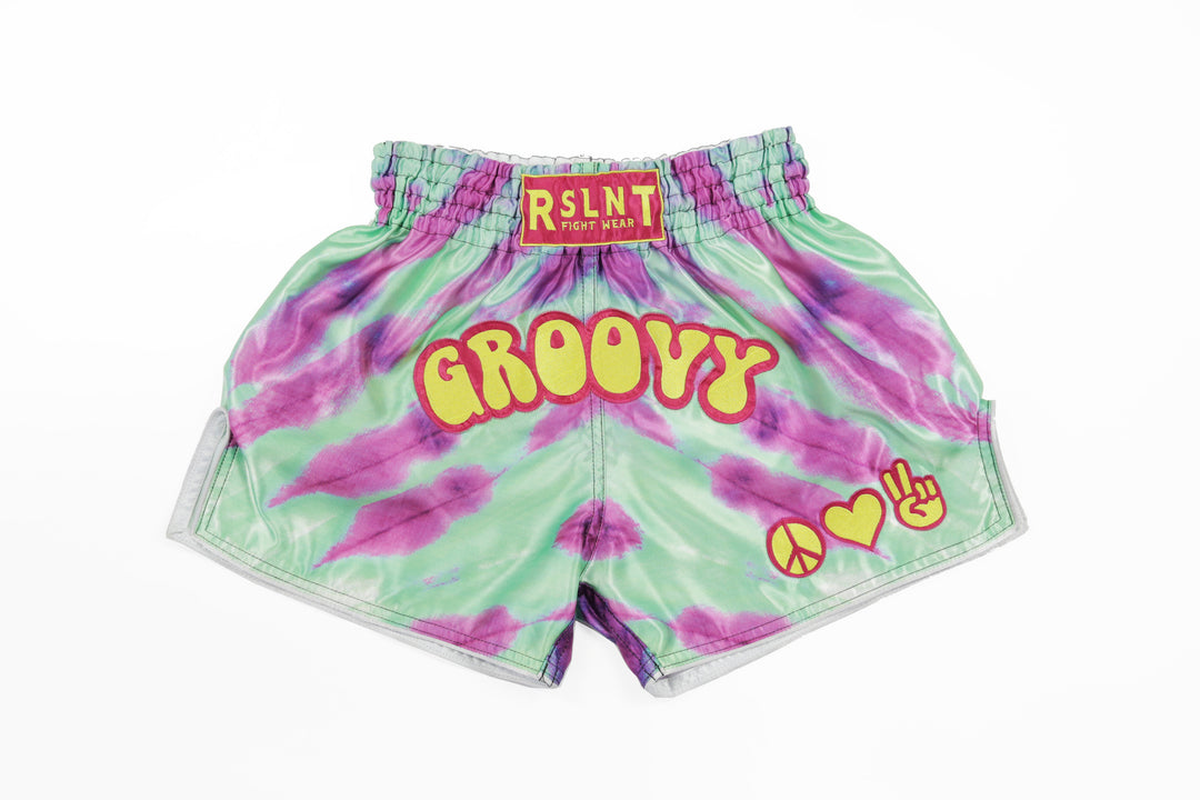 Groovy: Muay Thai Dye Shorts (Light)