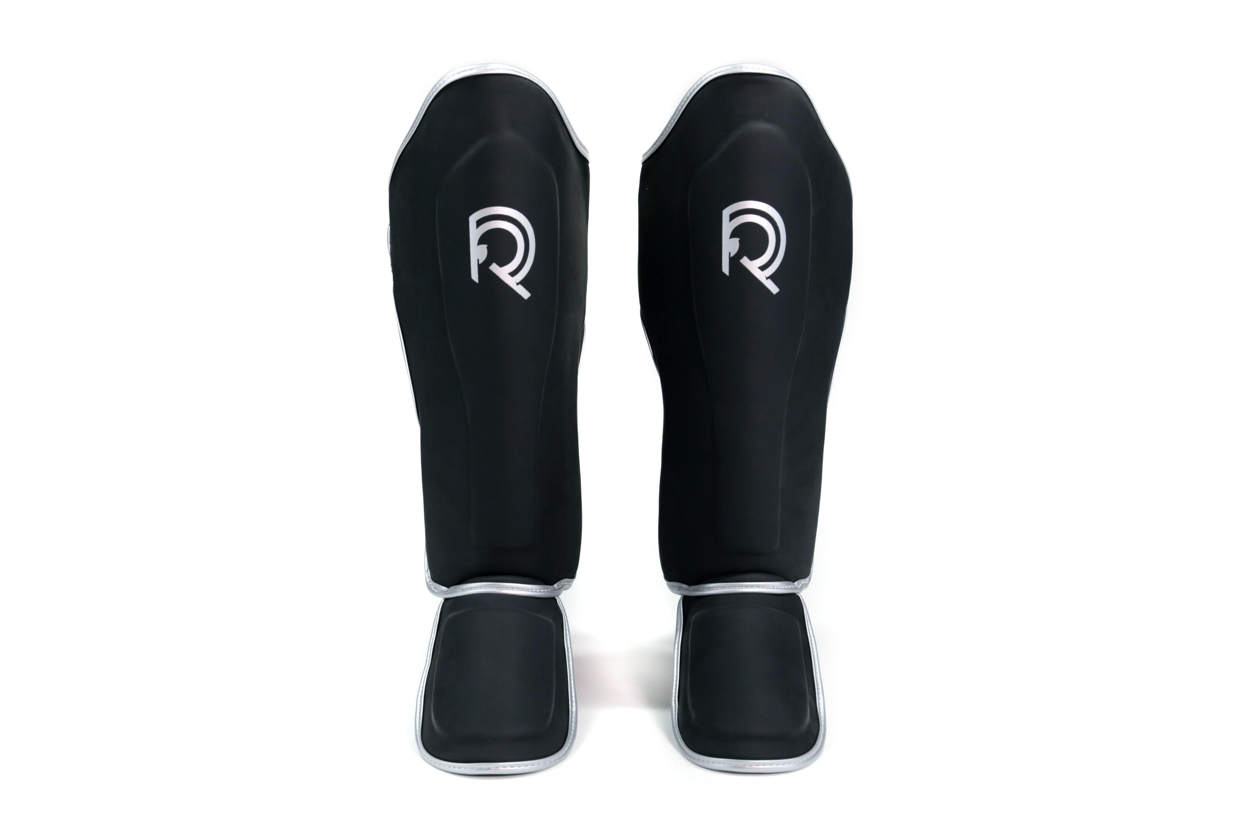 Shin Guards (Matte Black / Silver) – RSLNT Fight Wear Shin Guards (Matte Black / Silver) – RSLNT Fight Wear