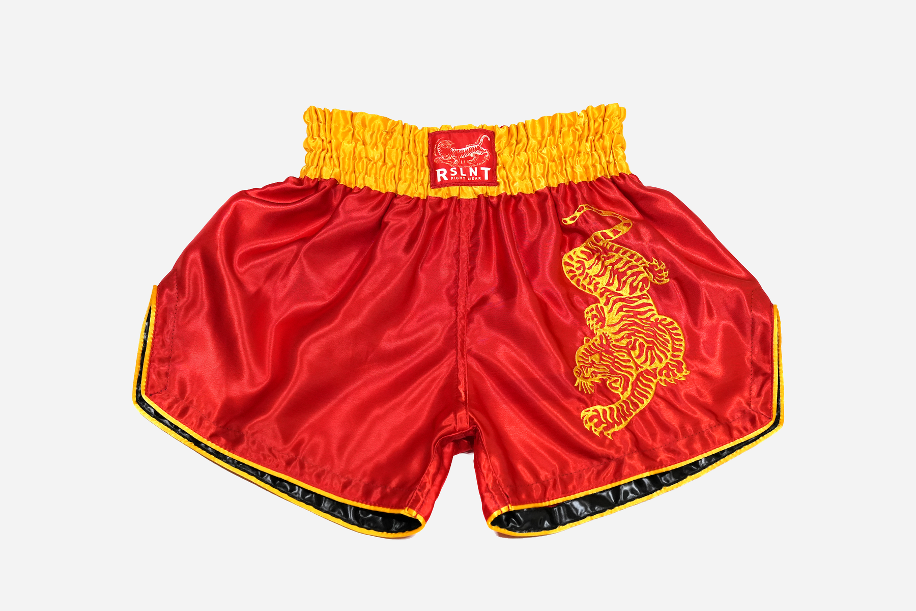 RSGO Retro Muay Thai Shorts GOLD