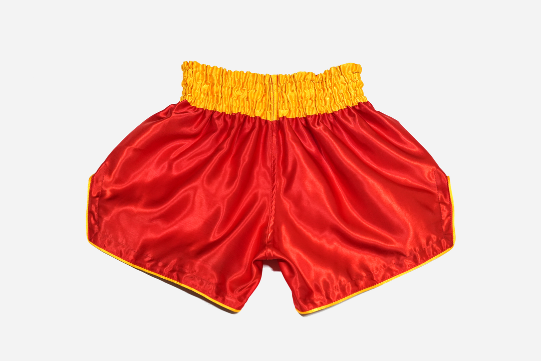 "Year of the Tiger" Muay Thai Shorts (Red/Gold)