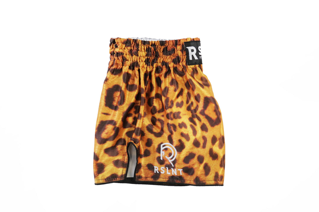 Cheetah Print Muay Thai Shorts