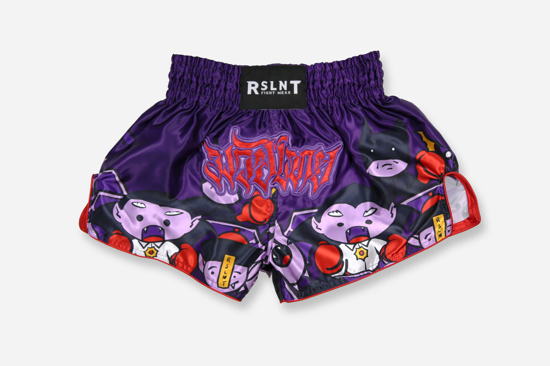 "Monsters 3.0 - 8 Count Dracula" Muay Thai Shorts